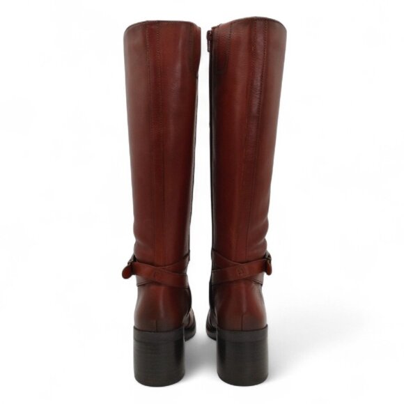 Naturalizer Women's Size 7.5 M Elliot Brown Leather Square Toe Knee High Boots - Picture 15 of 16
